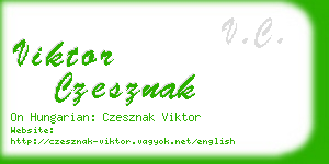 viktor czesznak business card